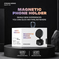 360° Magnetic Car Phone Holder – Strong MagSafe Mount | One-Hand Operation