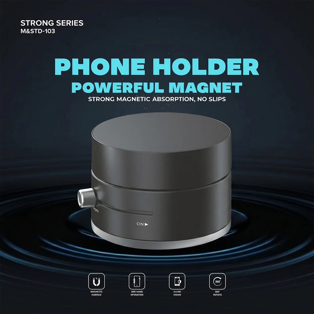 360° Magnetic Car Phone Holder – Strong MagSafe Mount | One-Hand Operation